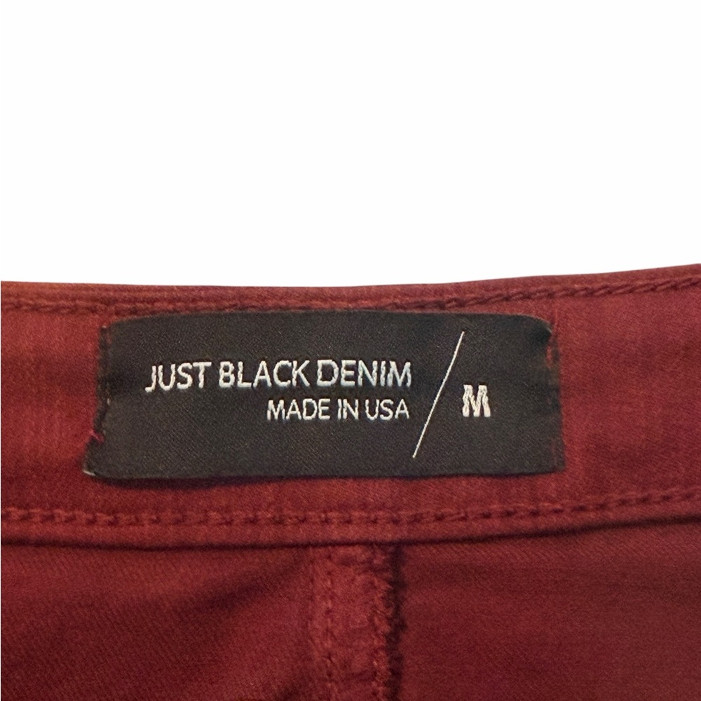 Just Black Burgundy Mini Skirt - Picture 5 of 7